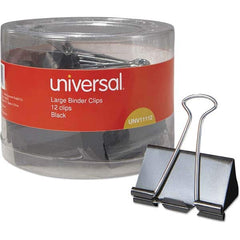 UNIVERSAL - Binder Clips Width (Inch): 2 Binder Type: Binder Clip - Exact Tool & Supply
