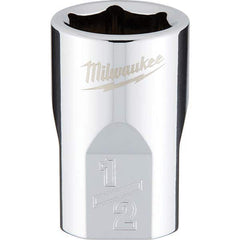 Milwaukee Tool - Hand Sockets Drive Size (Inch): 3/8 Size (Inch): 1/2 - Exact Tool & Supply
