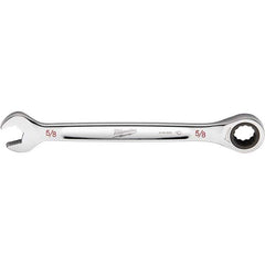 Milwaukee Tool - Combination Wrenches; Type: Combination Wrench ; Tool Type: Ratcheting ; Size (Inch): 5/8 ; Number of Points: 12 ; Finish/Coating: Steel ; Material: Steel - Exact Tool & Supply