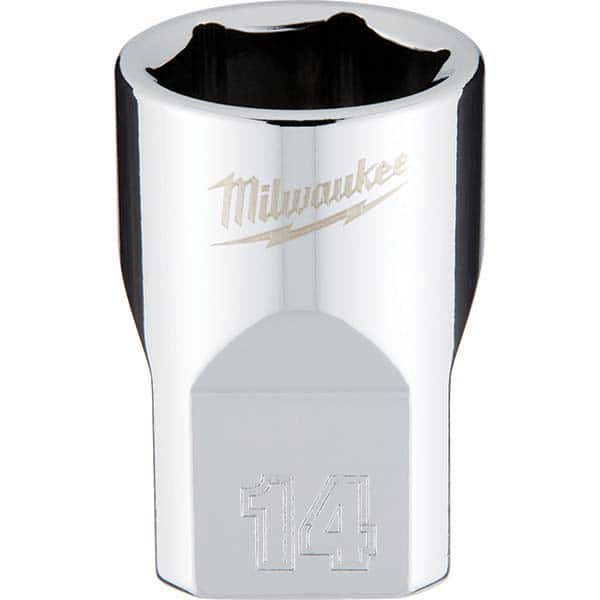 Milwaukee Tool - Hand Sockets Drive Size (Inch): 3/8 Size (mm): 14.0000 - Exact Tool & Supply