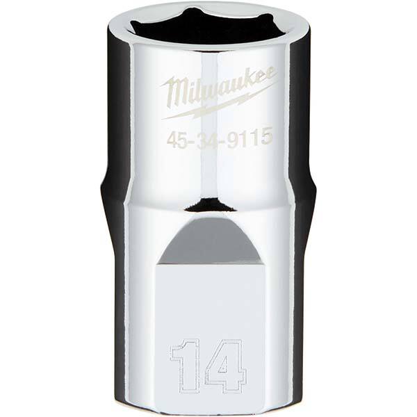 Milwaukee Tool - Hand Sockets Drive Size (Inch): 1/2 Size (mm): 14.0000 - Exact Tool & Supply