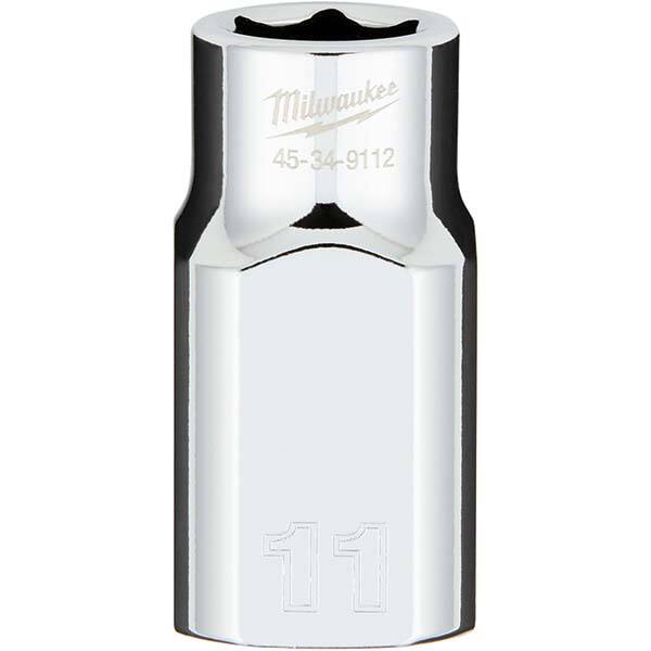 Milwaukee Tool - Hand Sockets Drive Size (Inch): 1/2 Size (mm): 11.0000 - Exact Tool & Supply