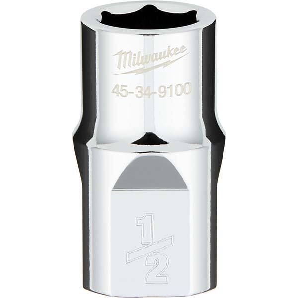 Milwaukee Tool - Hand Sockets Drive Size (Inch): 1/2 Size (Inch): 1/2 - Exact Tool & Supply