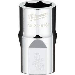 Milwaukee Tool - Hand Sockets Drive Size (Inch): 1/2 Size (Inch): 9/16 - Exact Tool & Supply