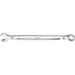 Milwaukee Tool - Combination Wrenches; Type: Combination Wrench ; Tool Type: Metric ; Size (mm): 8 ; Number of Points: 12 ; Finish/Coating: Steel ; Material: Steel - Exact Tool & Supply