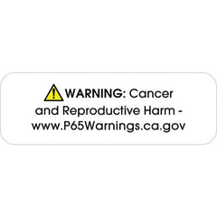Tape Logic - Labels, Ribbons & Tapes Type: Warning Labels Color: White - Exact Tool & Supply