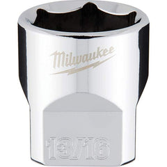 Milwaukee Tool - Hand Sockets Drive Size (Inch): 3/8 Size (Inch): 13/16 - Exact Tool & Supply