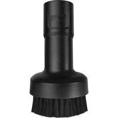Milwaukee Tool - Vacuum Cleaner Attachments & Hose; Type: Round Brush Tool ; For Use With: 0880-20, 0882-20, 0940-20, 0960-20 & 0970-20 ; ESD Safe: No ; Hose Type: No Hose ; Fractional Size (Inch): 1-1/4 ; Color: Black - Exact Tool & Supply
