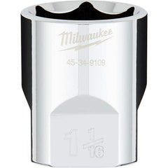 Milwaukee Tool - Hand Sockets Drive Size (Inch): 1/2 Size (Inch): 1-1/16 - Exact Tool & Supply