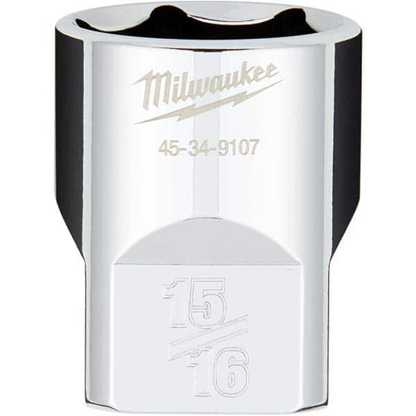 Milwaukee Tool - Hand Sockets Drive Size (Inch): 1/2 Size (Inch): 15/16 - Exact Tool & Supply