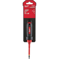 Milwaukee Tool - Precision & Specialty Screwdrivers Type: Screwdriver Overall Length Range: 7" - 9.9" - Exact Tool & Supply