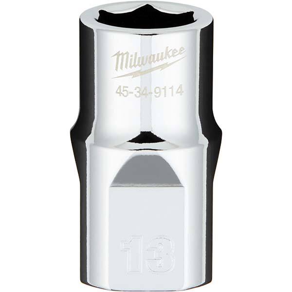 Milwaukee Tool - Hand Sockets Drive Size (Inch): 1/2 Size (mm): 13.0000 - Exact Tool & Supply