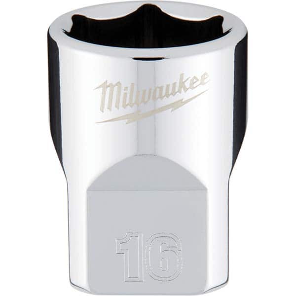Milwaukee Tool - Hand Sockets Drive Size (Inch): 3/8 Size (mm): 16.0000 - Exact Tool & Supply