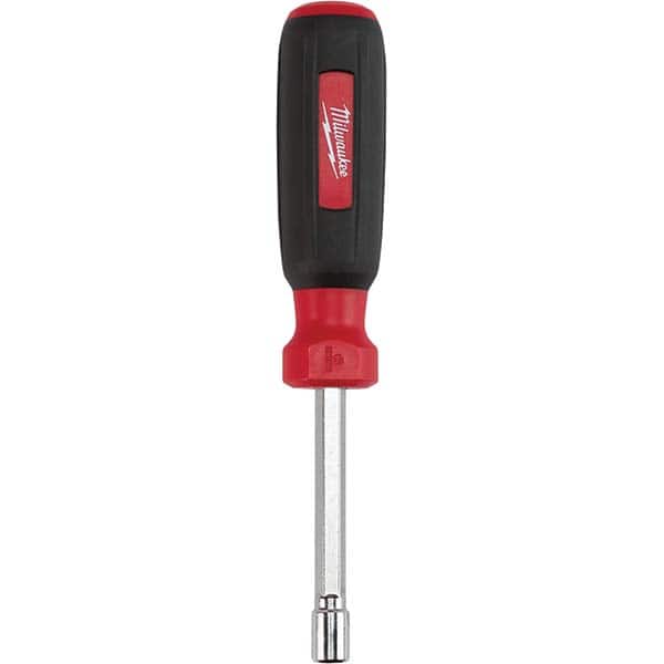 Milwaukee Tool - Nutdrivers; Tool Type: Nutdriver ; System of Measurement: Metric ; Handle Type: Comfort Hand Grip ; Shaft Type: Hollow ; Size (mm): 6.0000 ; Overall Length (Inch): 7 - Exact Tool & Supply