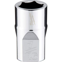 Milwaukee Tool - Hand Sockets Drive Size (Inch): 3/8 Size (Inch): 7/16 - Exact Tool & Supply