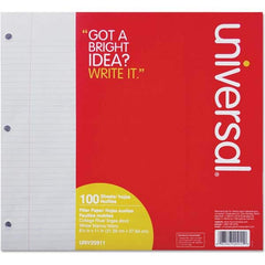 UNIVERSAL - Note Pads, Writing Pads & Notebooks Color: White - Exact Tool & Supply