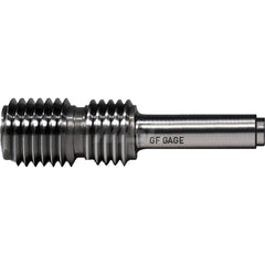 Thread Setting Go/No Go Gages; Type: Hilo Thread Setting Plug Gage; Go/No Go: Go; Thread Size: 5/16-18; Classification: 2A; Calibrated: No; Traceability Certification Included: Certificate of Compliance; Thread Type: UNC; Handle Size: 1; Material: High Sp