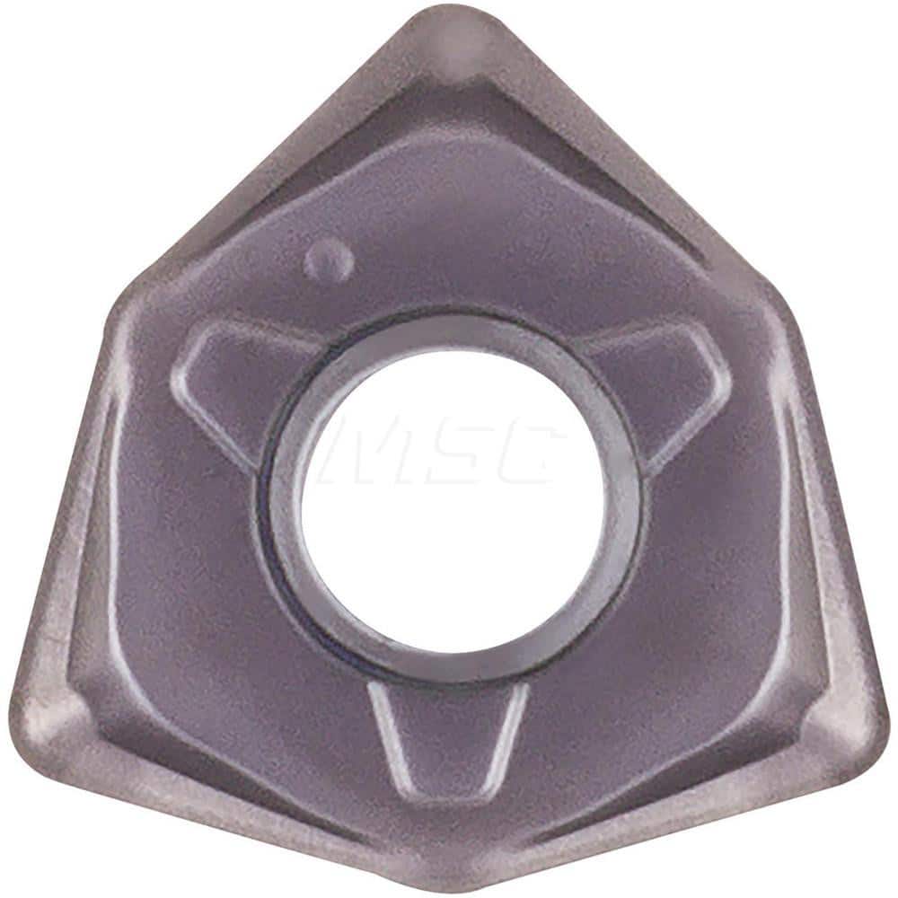 Kyocera WNMU 050408ENGH PR1535 Grade PVD Carbide, 80 Degree Trigon, Negative Rake Angle, Neutral Milling insert for Roughing in (M) Austenitic Stainless Steel