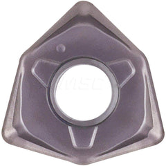 Kyocera WNMU 050408ENGH PR1510 Grade PVD Carbide, 80 Degree Trigon, Negative Rake Angle, Neutral Milling insert for Roughing in (K) Gray Cast Iron
