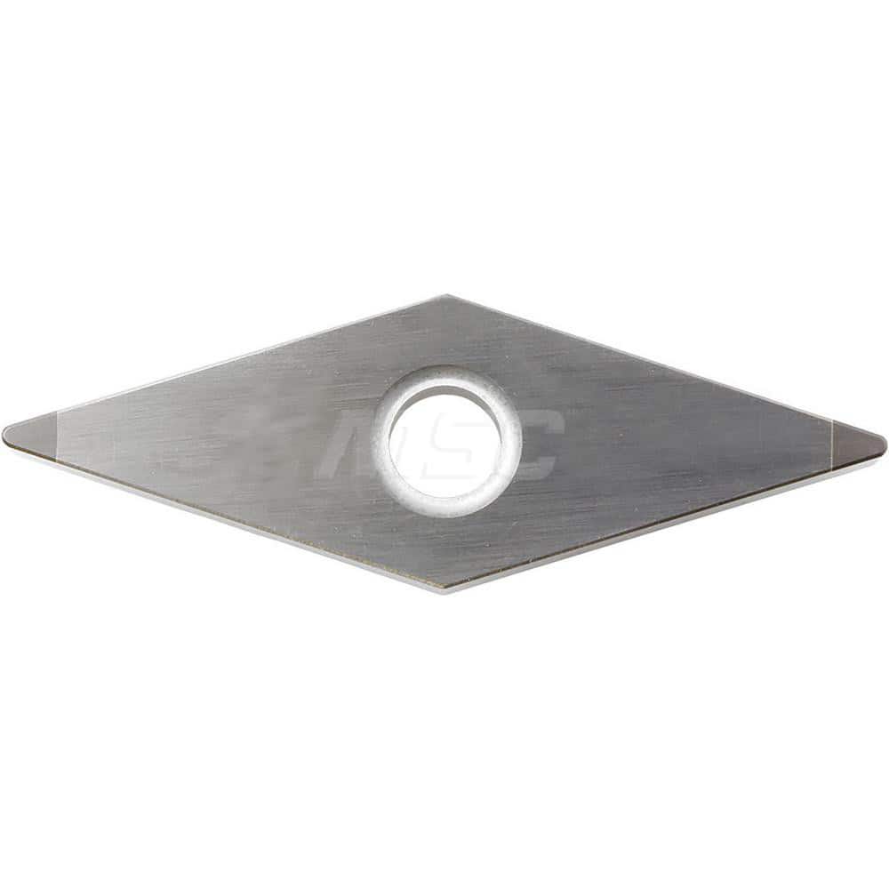 Kyocera VNGA 3305S00525ME KBN10M Grade CBN, 0 Degree, Diamond, Negative Rake Angle, Neutral Turning Insert for Continuous and Finishing in (H) Hardened Materials