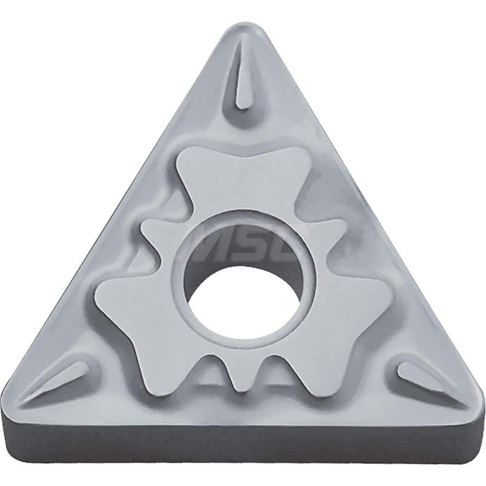 Kyocera TNMG 331HQ TN610 Grade Uncoated Cermet, 0 Degree, Triangle, Negative Rake Angle, Neutral Turning Insert for Continuous and Finishing-Medium in (P) Carbon/Alloy Steel