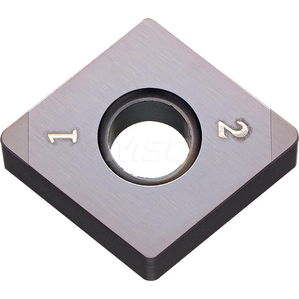 Kyocera CNGA 432MET KBN525 Grade CBN, 0 Degree, Diamond, Negative Rake Angle, Neutral Turning Insert for Light Interruption and Medium in (H) Hardened Materials