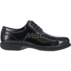Work Boot: Size 10.5, 2-3/4″ High, Leather, Steel Toe Black, Extra Wide Width