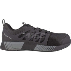 Work Boot: Size 12, 2-3/4″ High, Ultraknit, Composite Toe Black & Gray, Medium Width