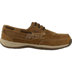Work Boot: Size 6, 2-3/4″ High, Leather, Steel Toe Brown, Medium Width