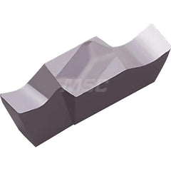 Grooving Insert: GV200020B PR1225, Solid Carbide Megacoat, Right Hand, 2 mm Cutting Width, 3.2 mm Max Depth, Series GVIG