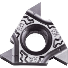 Laydown Threading Inserts; Insert Style: 11IR; Insert Size Code: 11; Insert Material: Solid Carbide; Manufacturer Grade: PR1215; Threads Per Inch: 14.00; Thread Type: Internal; Thread Standard: Tapered Pipe; Insert Hand: Right Hand; Thickness (Inch): 1/8;