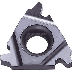 Laydown Threading Inserts; Insert Style: 16IR; Insert Size Code: 16; Insert Material: Solid Carbide; Manufacturer Grade: PR1215; Threads Per Inch: 14.00; Thread Type: Internal; Thread Standard: Tapered Pipe; Insert Hand: Right Hand; Included Angle: 55; Ch