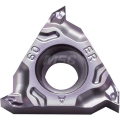 Laydown Threading Inserts; Insert Style: 16IR; Insert Size Code: 16; Insert Material: Solid Carbide; Manufacturer Grade: PR1215; Threads Per Inch: 14.00; Thread Type: Internal; Thread Standard: Parallel Pipe; Whitworth; Insert Hand: Right Hand; Included A