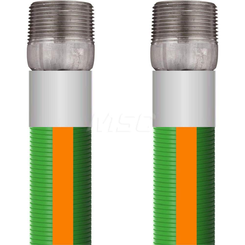 Chemical & Petroleum Hose; Inside Diameter (Inch): 2; Outside Diameter (Decimal Inch): 2.6000; Overall Length: 20; Type: Chemical Handling Hose; Connection Type: MPT; Minimum Temperature (F): -40.000; Maximum Temperature (F): 250.000; Material: Polypropyl