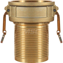 C-BR Type Quick Coupling: 2″ Hose ID, 2″ Part C, Brass