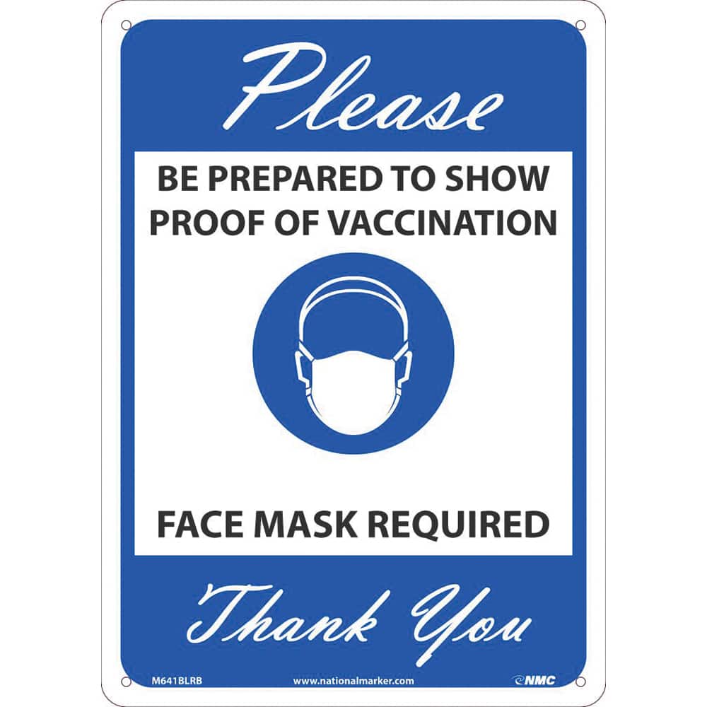 NMC - Safety Signs Message Type: COVID-19 Message or Graphic: Message & Graphic - Exact Tool & Supply