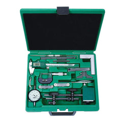 Insize USA LLC - Machinist Caliper & Micrometer Tool Kits; Tool Type Included: Caliper, Micrometer & Ruler ; Minimum Caliper Measurement (mm): 0.00 ; Minimum Caliper Measurement (Inch): 0 ; Maximum Caliper Measurement (mm): 150.00 ; Maximum Caliper Measu - Exact Tool & Supply