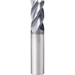 Supermill - 1" Diam 4 Flute Solid Carbide 0.015" Corner Radius End Mill - Exact Tool & Supply