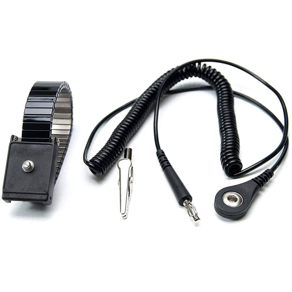 Bertech - Grounding Wrist Straps Includes Grounding Cord: No Grounding Cord Length (Feet): 12.00 - Exact Tool & Supply