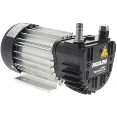 Thomas - Rotary Vane-Type Vacuum Pumps Voltage: 115 VAC Length (Decimal Inch): 10.3900 - Exact Tool & Supply