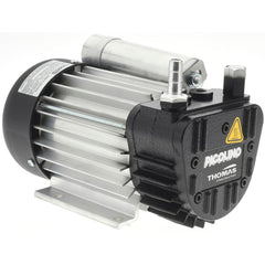 Thomas - Rotary Vane-Type Vacuum Pumps Voltage: 115 VAC Length (Decimal Inch): 9.8000 - Exact Tool & Supply
