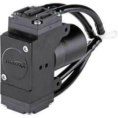 Thomas - Diaphragm-Type Vacuum Pumps Voltage: 12 VDC Compressor Type: Diaphragm Compressor and Vacuum Pump - Exact Tool & Supply
