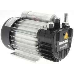 Thomas - Rotary Vane-Type Vacuum Pumps Voltage: 115 VAC Length (Decimal Inch): 9.8000 - Exact Tool & Supply