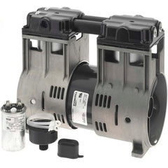 Thomas - Piston-Type Vacuum Pumps Type: Vacuum Voltage: 115 VAC - Exact Tool & Supply