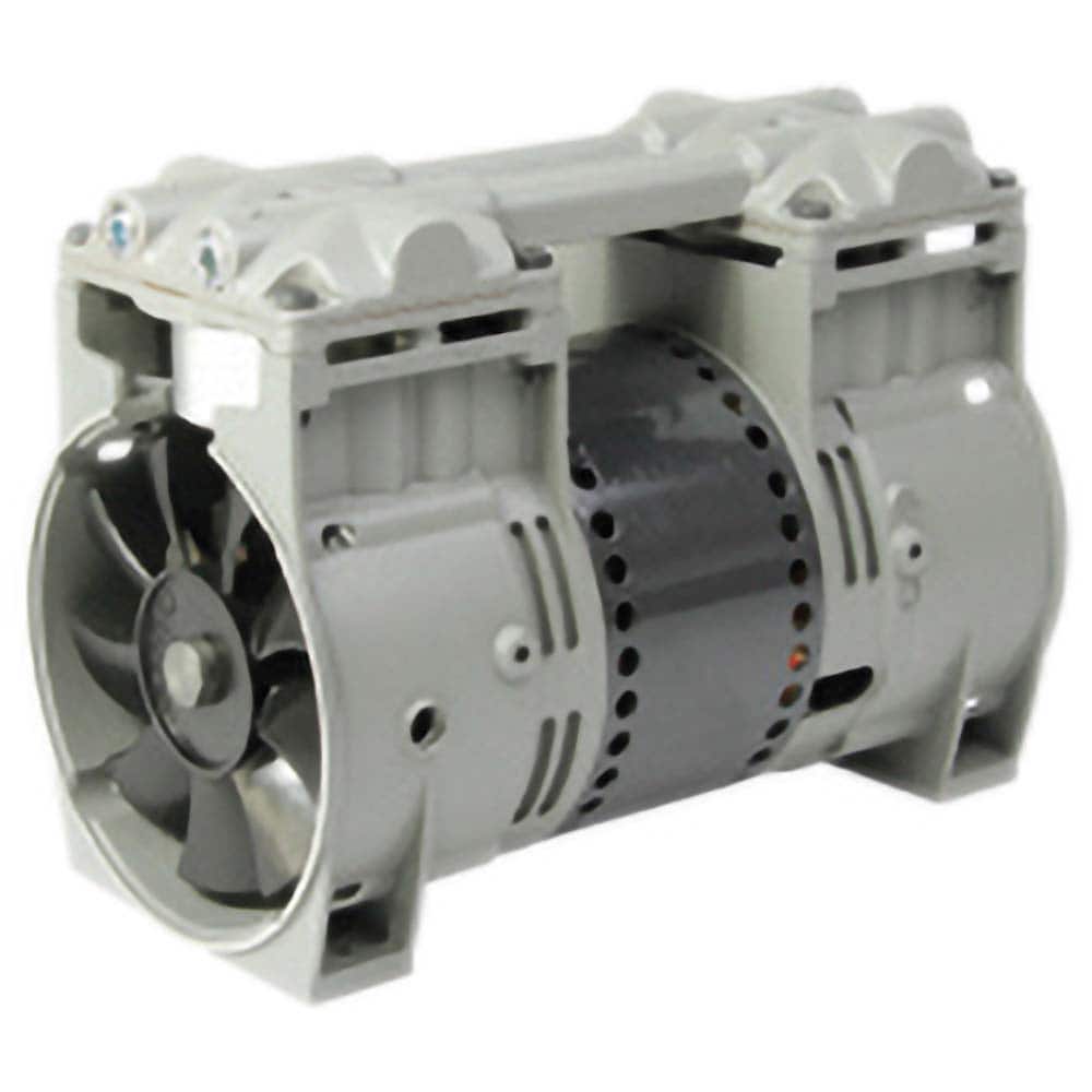 Thomas - Piston-Type Vacuum Pumps Type: Vacuum & Compressor Voltage: 115 VAC - Exact Tool & Supply