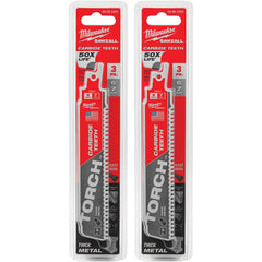 Milwaukee Tool - Reciprocating Saw Blades Blade Material: Carbide Blade Length (Inch): 6 - Exact Tool & Supply