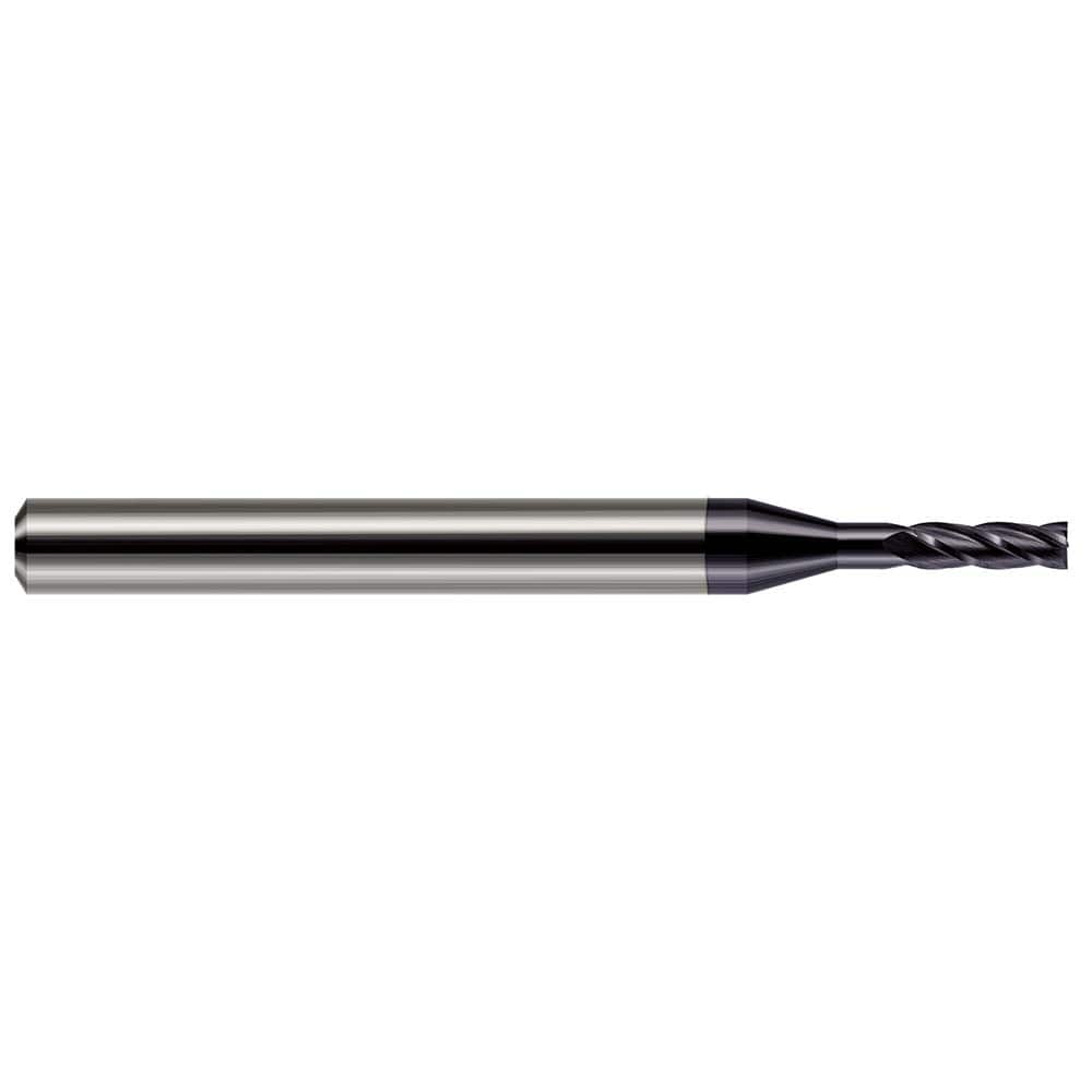Harvey Tool - 3/64", 0.141" LOC, 1/8" Shank Diam, 1-1/2" OAL, 4 Flute Solid Carbide Square End Mill - Exact Tool & Supply