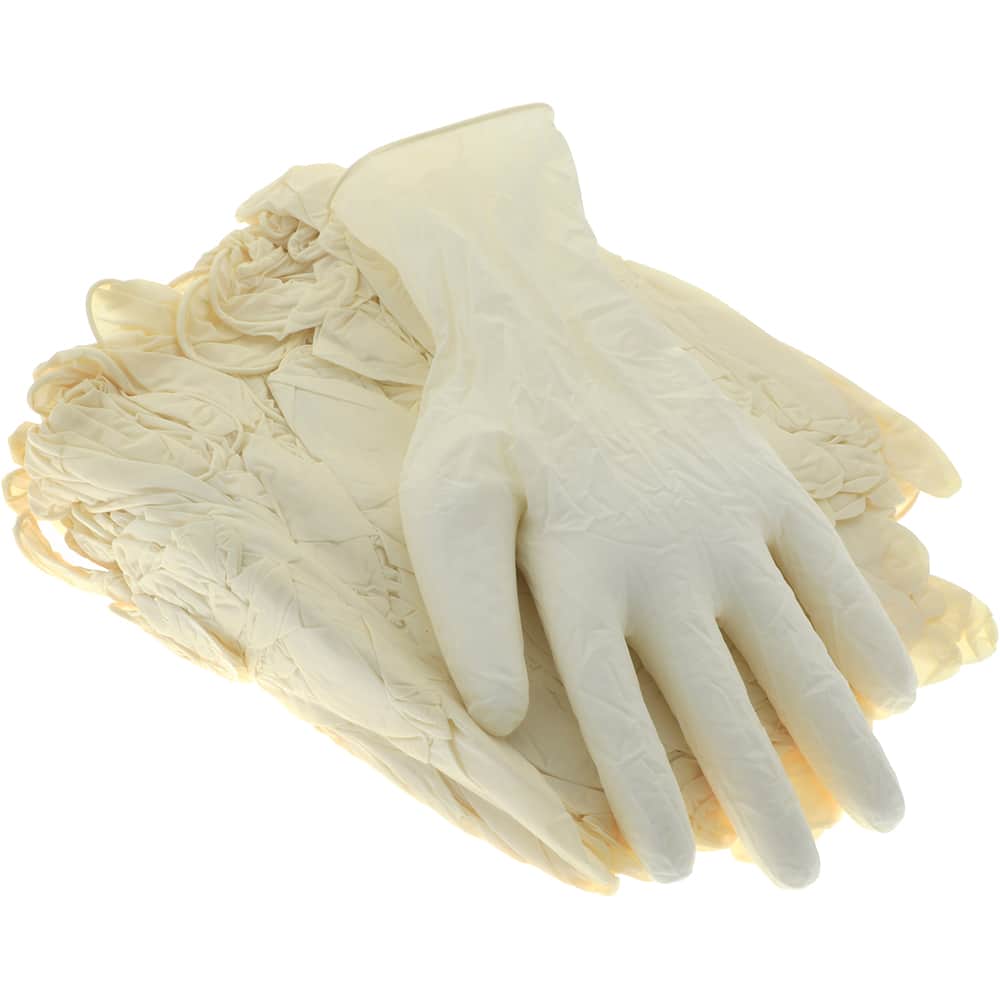 Value Collection - Size XL, 3 Mil, Powder Free Latex Disposable Gloves - Exact Tool & Supply