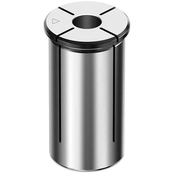 Rego-Fix - 1/4" ID x 1" OD, 30mm Head Diam, Slotted Hydraulic Chuck Sleeve - Exact Tool & Supply