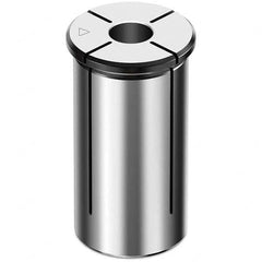 Rego-Fix - 1/4" ID x 1" OD, 30mm Head Diam, Slotted Hydraulic Chuck Sleeve - Exact Tool & Supply